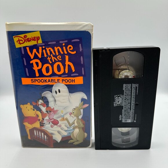 Winnie The Pooh Spookable Pooh VHS 1996 Disney Kids Movie Halloween Fun Classic - Picture 3 of 3